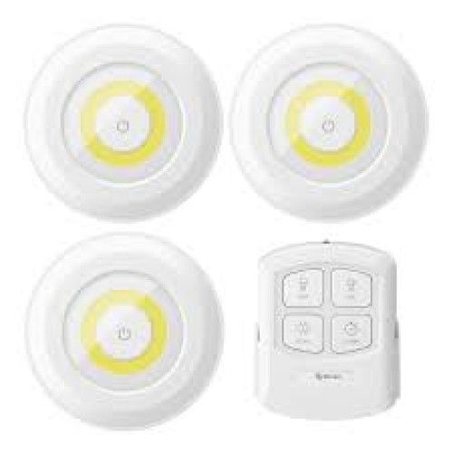 GPCT2695 LUCES DE GABINETE DE 3 PIEZAS CON CONTROL REMOTO