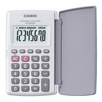 HL-820LV-WE CALCULADORA BOLSILLO 8DIG CON TAPA BLANCA