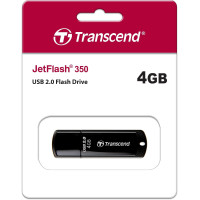 TS4GJF350 4GB USB 2.0, PEN DRIVE, CLASSIC, BLACK
