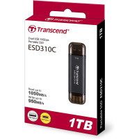 TS1TESD310C 1TB, External SSD, ESD310C, USB 10Gbps, Type C/A