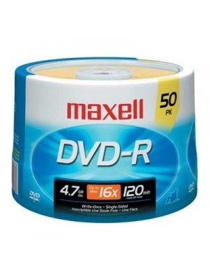 DVD-R 16X 50 BULK MAXELL