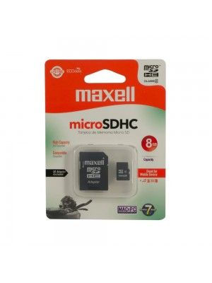 MCSD-8CL6 TARJETA DE MEMORIA 8GB MICRO CLASE 6 CON ADAPTADOR SD