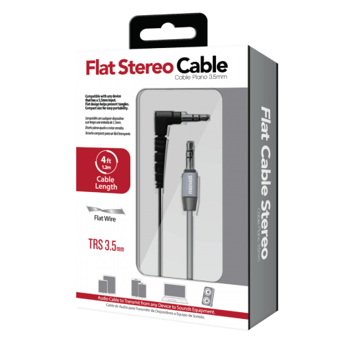 AUD-500 4.5FT CABLE 3.5MM GRIS