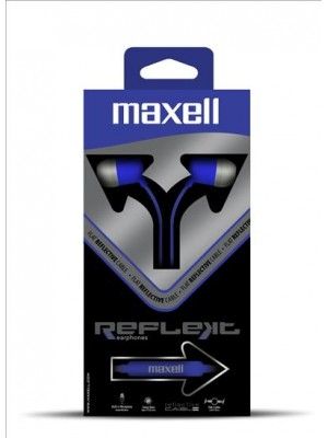 RFLX-100 REFLECTIVE EARBUD W/MIC/VOL BLUE