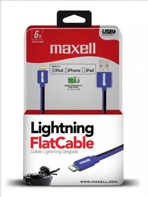 APPL-FLT 6FT USB-LIGHTING FLT BLACK/BLUE